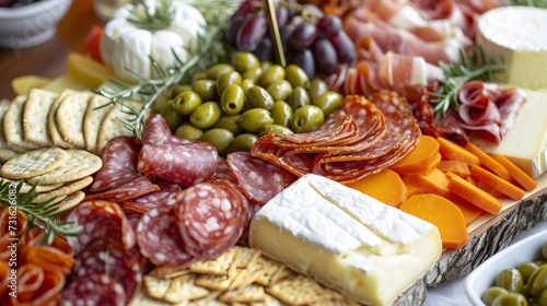 Gourmet Charcuterie and Cheese Platter