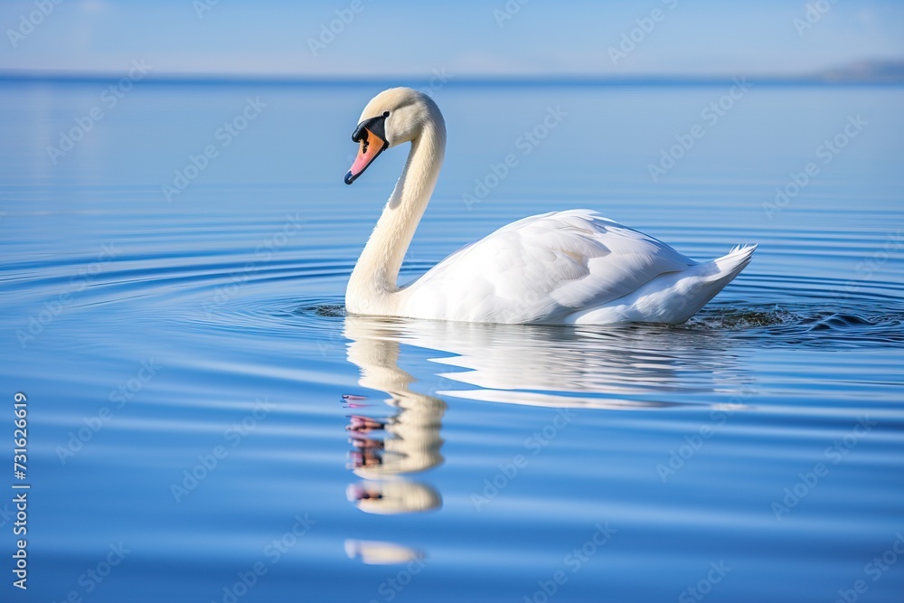 swan on the lake. swan on the lake.