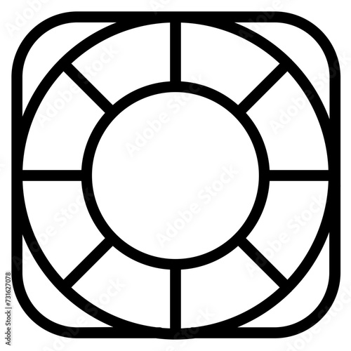 Floatie line icon