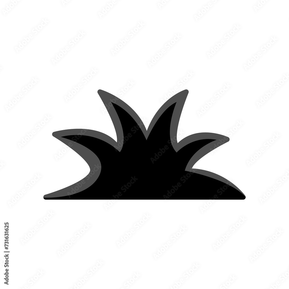 Fototapeta premium Grass icon PNG