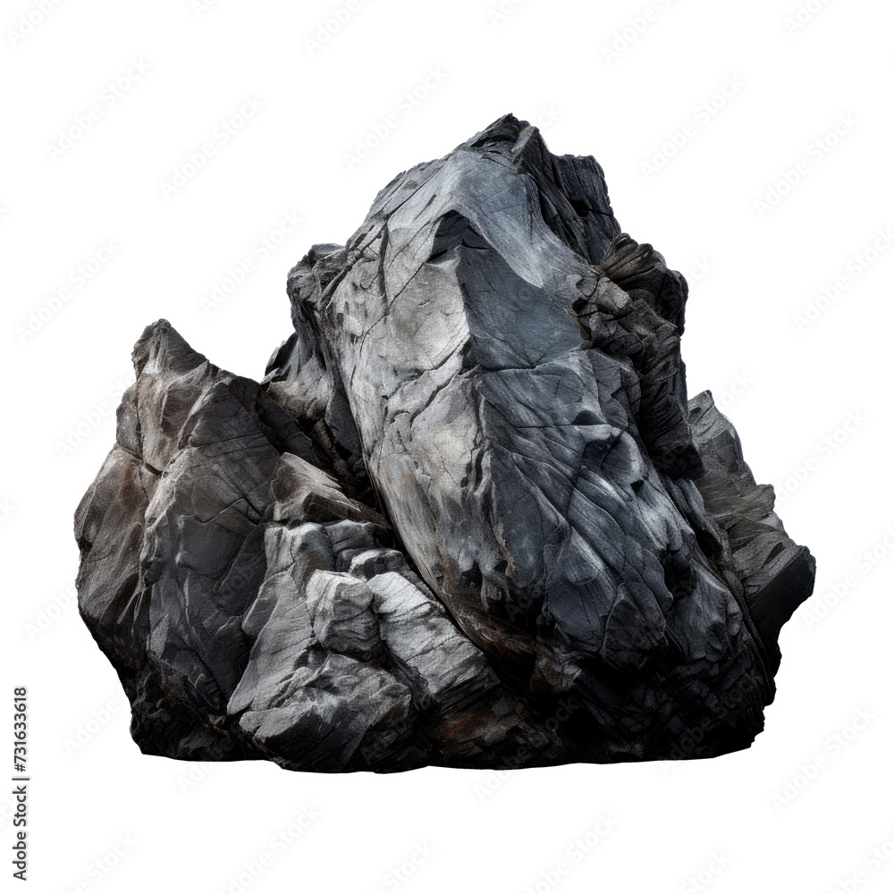 Rock Isolated on transparent background, PNG