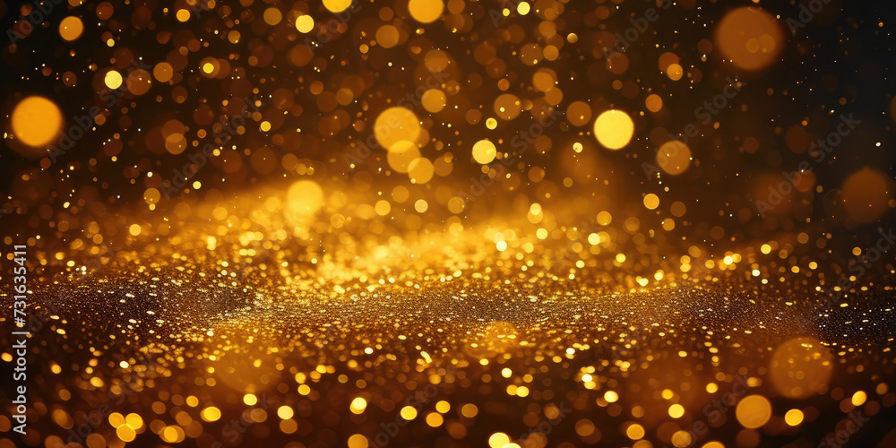 Background bokeh blur circle variety gold on black background. Dreamy soft focus wallpaper backdrop. gold bokeh banner design Background bokeh blur circle variety gold on black background. Dreamy soft focus wallpaper backdrop. gold bokeh banner design