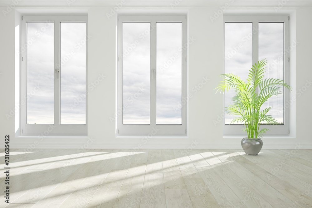 Fototapeta premium Modern interior design. 3D illustration