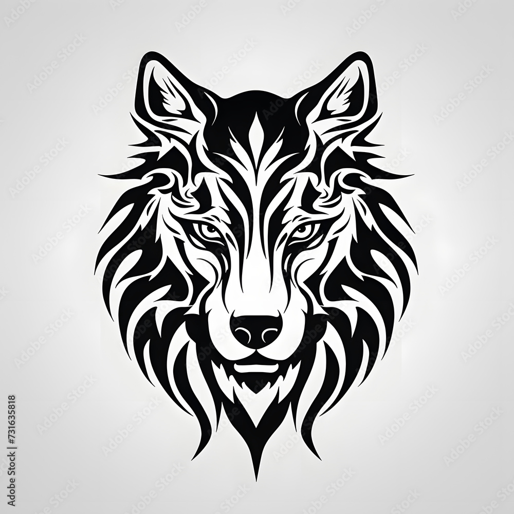 head of a wolf tattoo head of a wolf tattoo