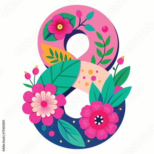 International Women's Day, 8 march flowers