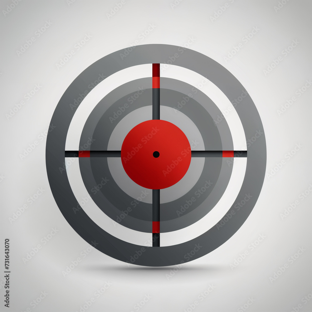 red circle icon on gray background red circle icon on gray background