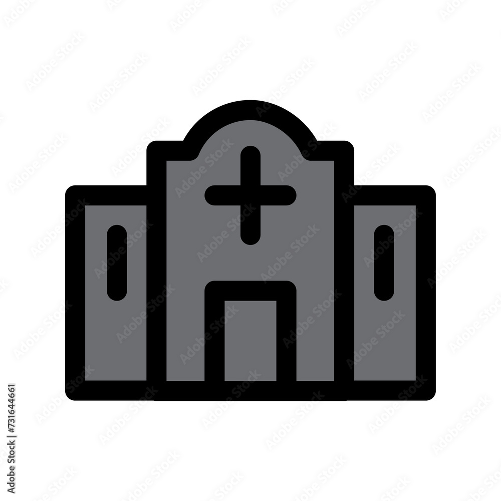 Obraz premium Hospital icon PNG