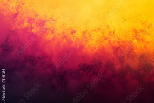 Rough gradient splash texture in sunrise colors background.