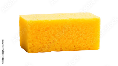 Sponge for washing dishes. Isolated on a transparent background.