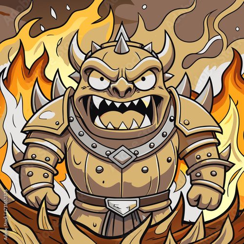 evil in the hell with fire