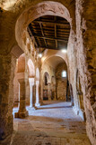 Mozarabic monastery, Monasterio de Suso, San Millán de la Cogolla, La Rioja, Spain