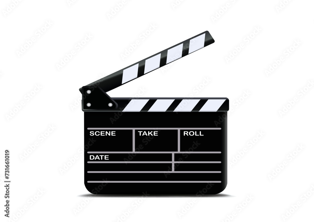 Obraz premium movie clapper board