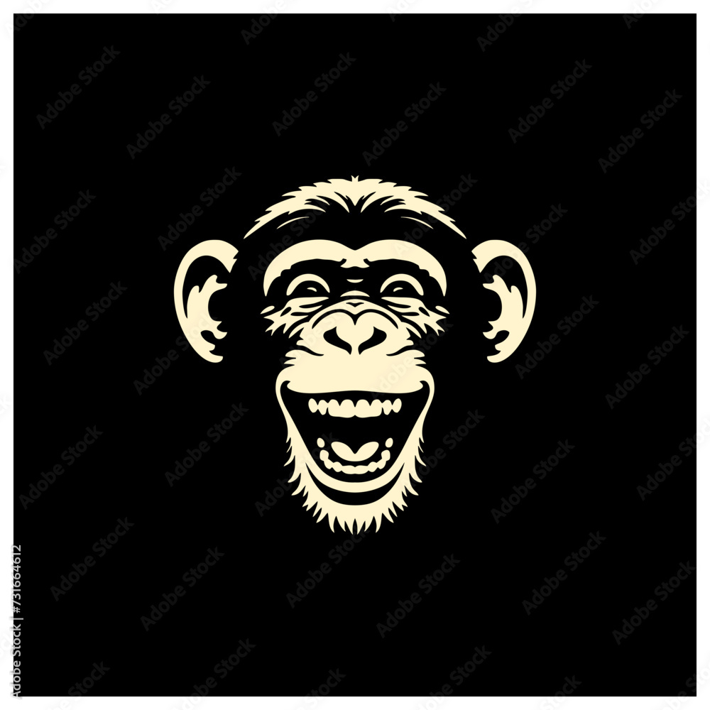 chimpanzee smiling monkey funny happy chimpanzee smiling monkey funny happy