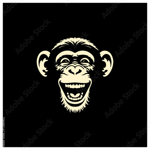 chimpanzee smiling monkey funny happy