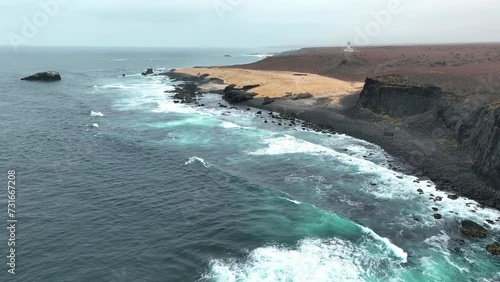 Aerial of Dombo Grande, Southern Angola, Africa photo