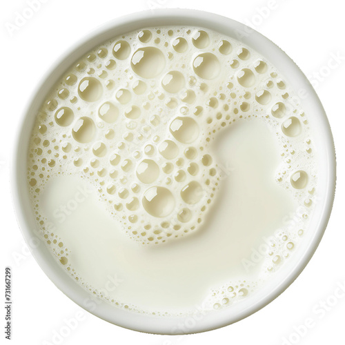 Buttermilk, transparent background, isolated image, generative AI