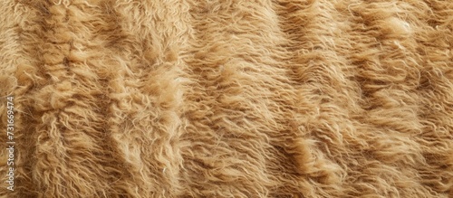 The texture of the camel wool cover's background.