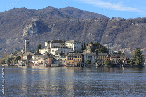 Isola di San Giulio, Orta, Novara, Italia