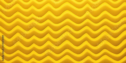 Yellow zig-zag wave pattern carpet texture background