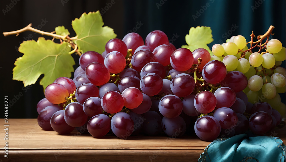 Bogactwo kolorów i smaków w kiściach winogron