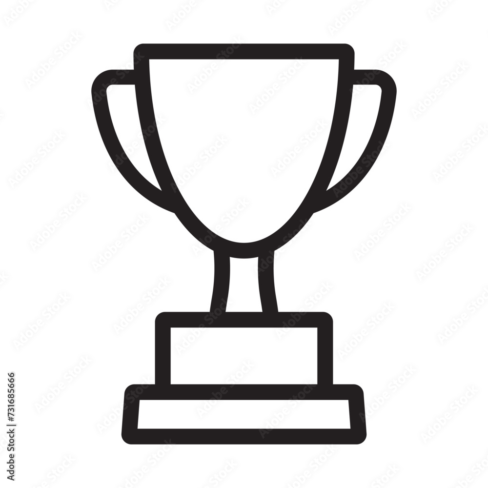 Trophy icon. Trophy cup, winner cup, victory cup vector icon. Reward symbol sign for web and mobile. Trophy icon. Trophy cup, winner cup, victory cup vector icon. Reward symbol sign for web and mobile.