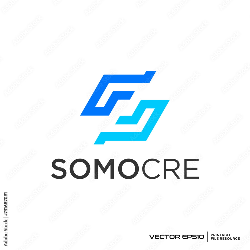 Abstract initial S logo vector illustration Abstract initial S logo vector illustration