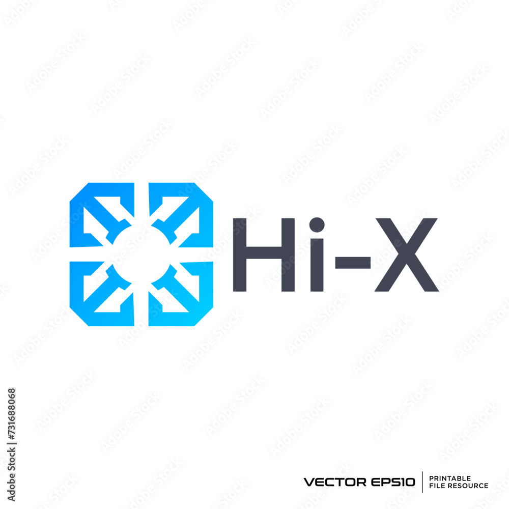 Square X logo vector illustration Square X logo vector illustration