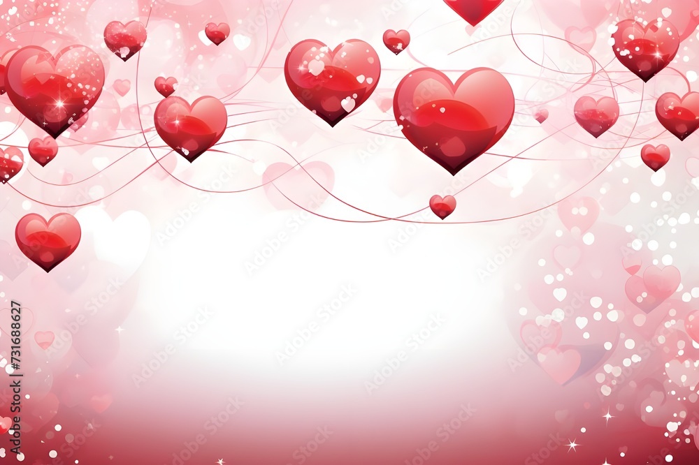 Gradient valentine's day background