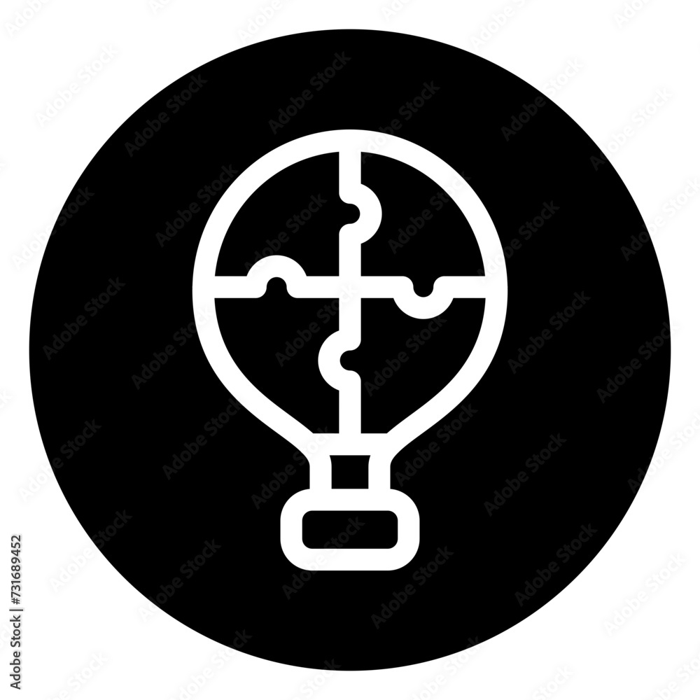 problem solving glyph icon problem solving glyph icon