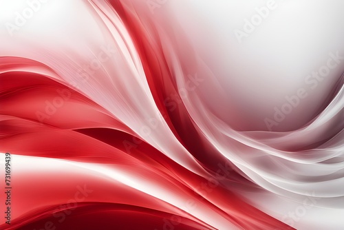 red abstract waves background design 