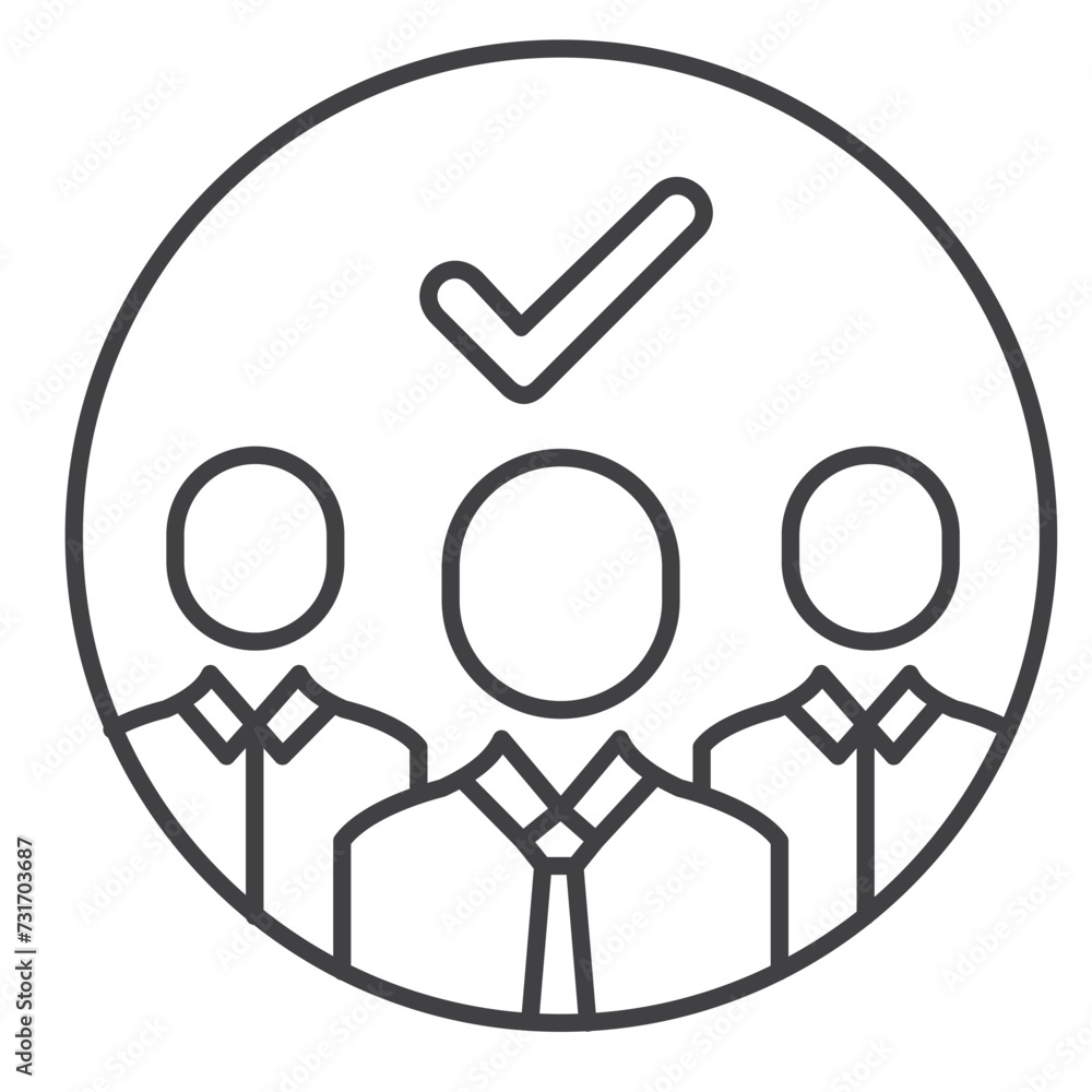 Candidates Vector Illustration Icon Design Candidates Vector Illustration Icon Design
