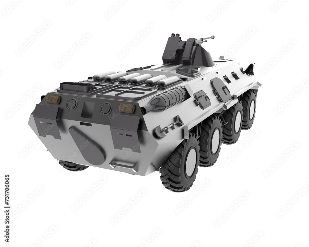 Armored vehicle isolated on background. 3d rendering - illustration Armored vehicle isolated on background. 3d rendering - illustration