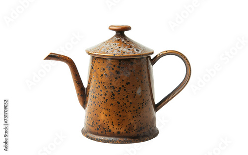Coffee Pot for Stylish Brewing On Transparent Background.
