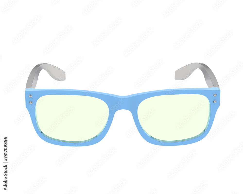 Sun glasses isolated on background. 3d rendering - illustration Sun glasses isolated on background. 3d rendering - illustration