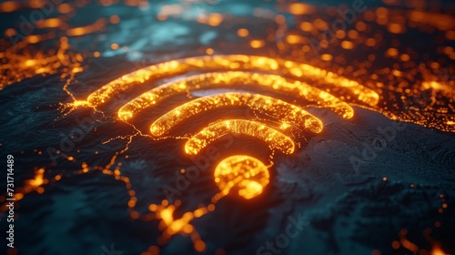 Networked World: Illuminated Wireless Signs