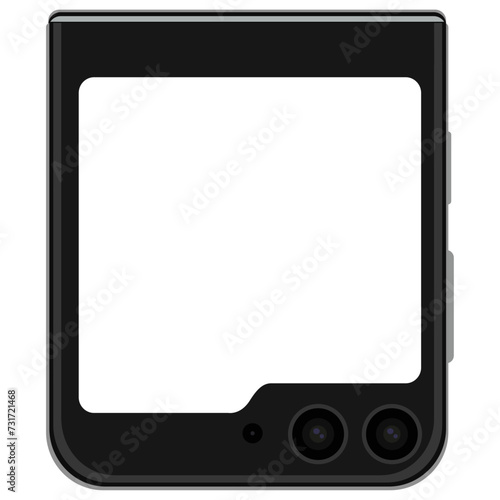 背景が透過されたスマートフォンのイラスト素材　携帯電話　携帯　スマホのベクター