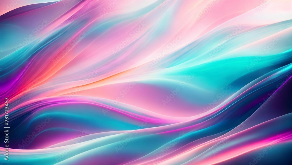 AI generated illustration of an artistic background with wavy pattern and vibrant gradient blend AI generated illustration of an artistic background with wavy pattern and vibrant gradient blend