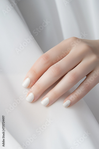 Female hand  manicure