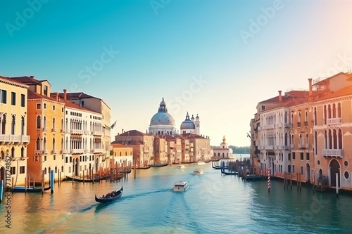 Grand canal Venice city © Wirestock