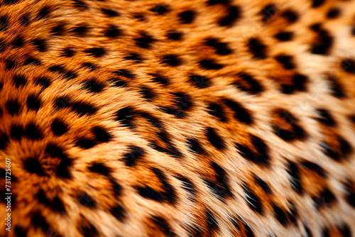 Spotted animal fur texture close up  jaguar  background