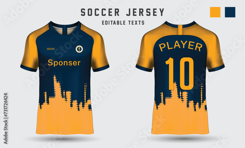 Realistic sports jersey template and t shirt sports jersey design. Sports jersey design for cricket, football, gaming jersey.