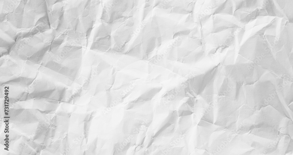 Obraz premium Paper White Crumpled Background Old Vintage Letter Grey Wrinkle Sheet Dirty Crease Page Design Letter Torn Parchment Craft Grunge Kraft Pattern Rough Canvas Brown Page Aged Texture Mockup Cardboard.
