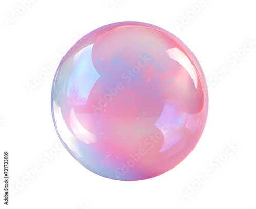 soup bubble isolated on transparent background