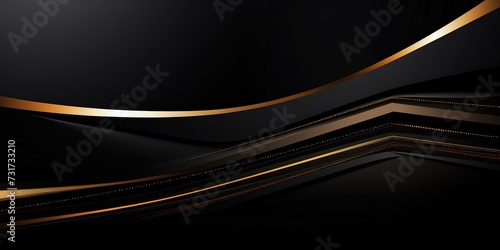 matter color black and gold abstract background polish metallic wall style, elegance luxury business and futuristic technology theme, Generative Ai