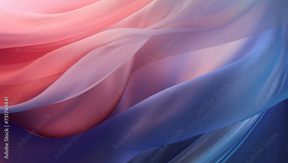 abstract purple waves background ai generative