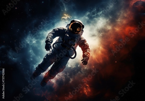 an astronaut explores a planet © candra