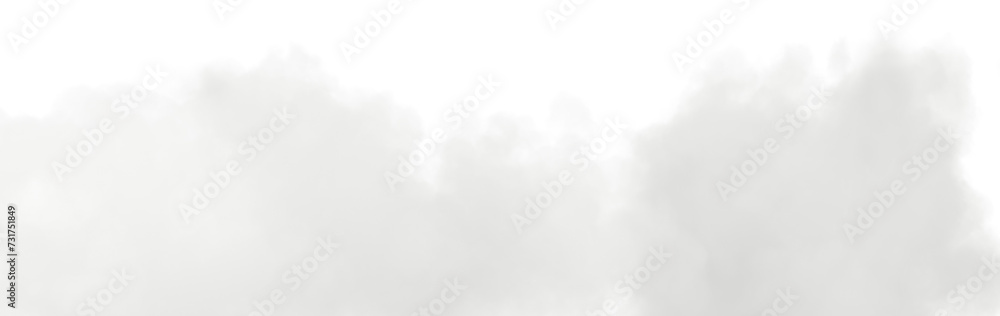 Fototapeta premium Mysterious smoke effect isolate on transparent backgrounds 3d illustrations png