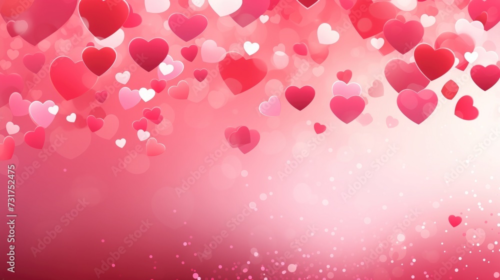 heart shape background for Valentines day . generative ai heart shape background for Valentines day . generative ai