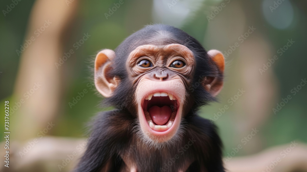 funny monkey. Comical animal making a funny face that's impossible not to chuckle at. Funny smiling animal. Perfect for lighthearted and amusing design projects. funny monkey. Comical animal making a funny face that's impossible not to chuckle at. Funny smiling animal. Perfect for lighthearted and amusing design projects.