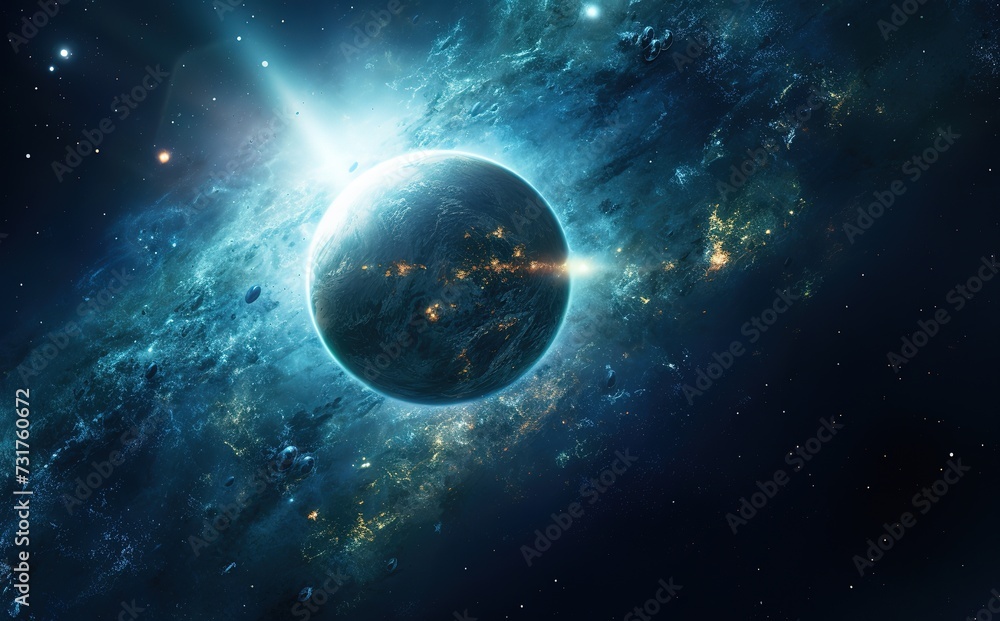 Fototapeta premium space view background